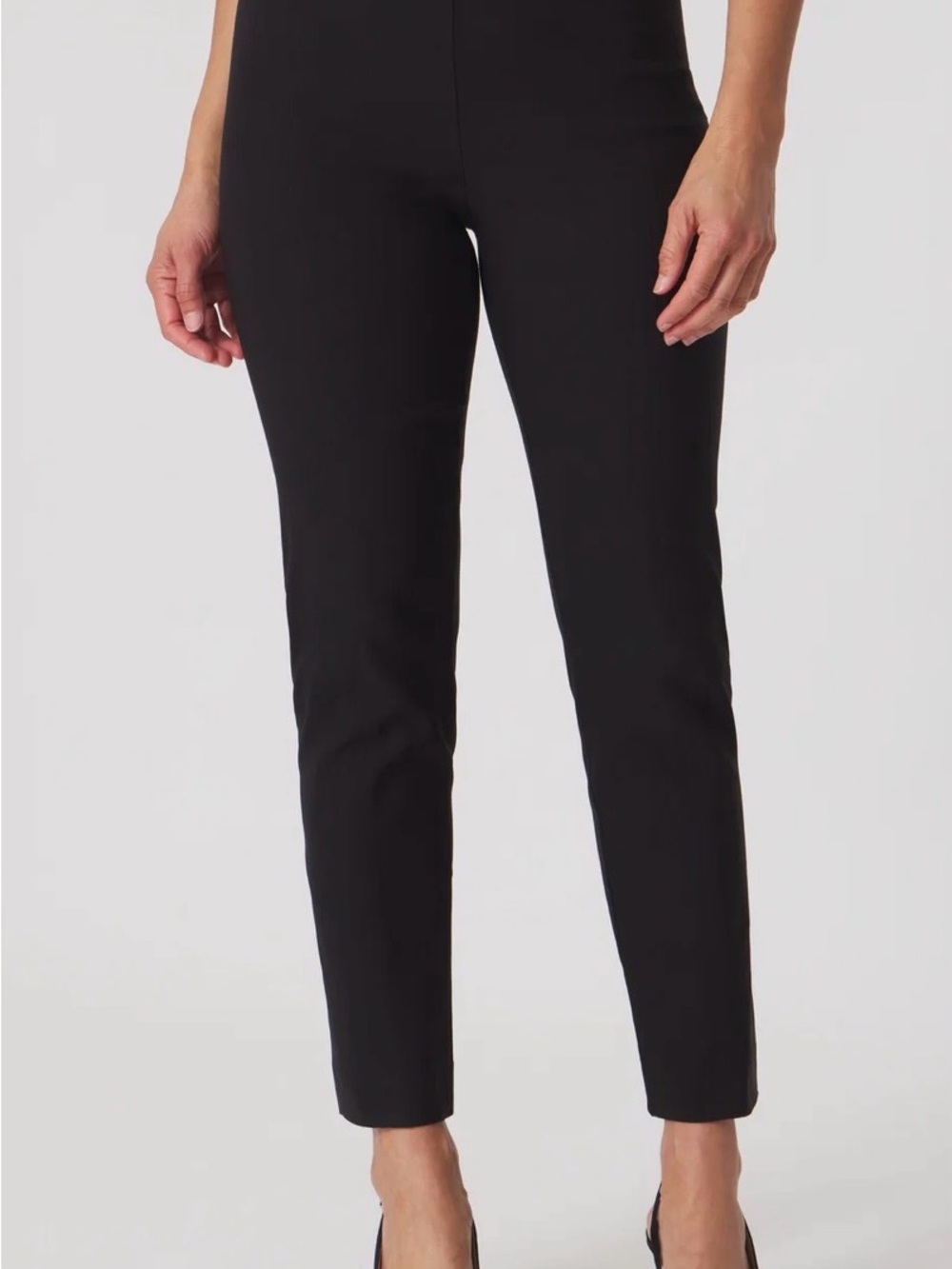 FRANNE GOLDE MAGIC PANT BLACK PULL ON STRETCH PANTS SIZE SMALL
